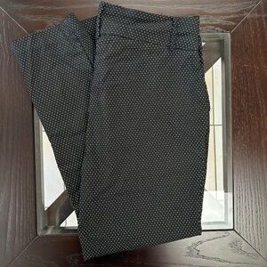 *AUTRES FILLES* Black x White Polka Dot Crop Pants Size Large
